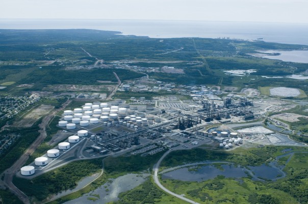 Irving Oil refinery in St. John, New Brunswick.